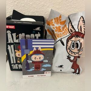 Labubu Almost Hidden Fire-hydrant